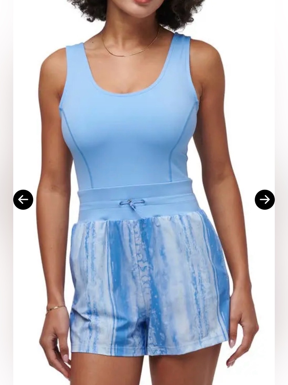 Travis Mathew Blue Dawn Glow Tank Romper size small New with Tags